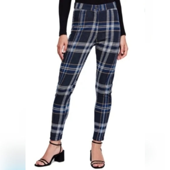 Free People Pants - Free People Casual High waisted Plaid Pants